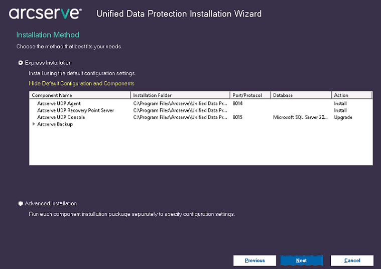 Installation Method on Unified Installer